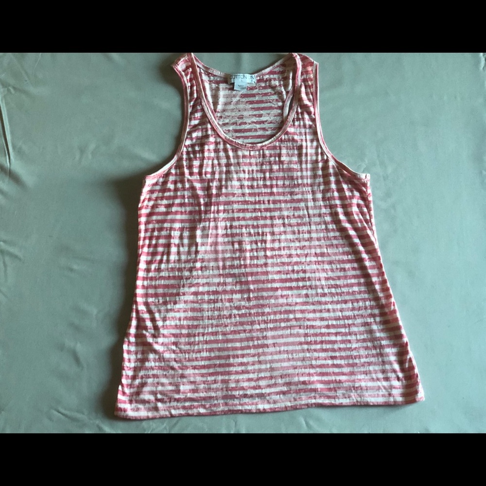 Sheer Striped Tank